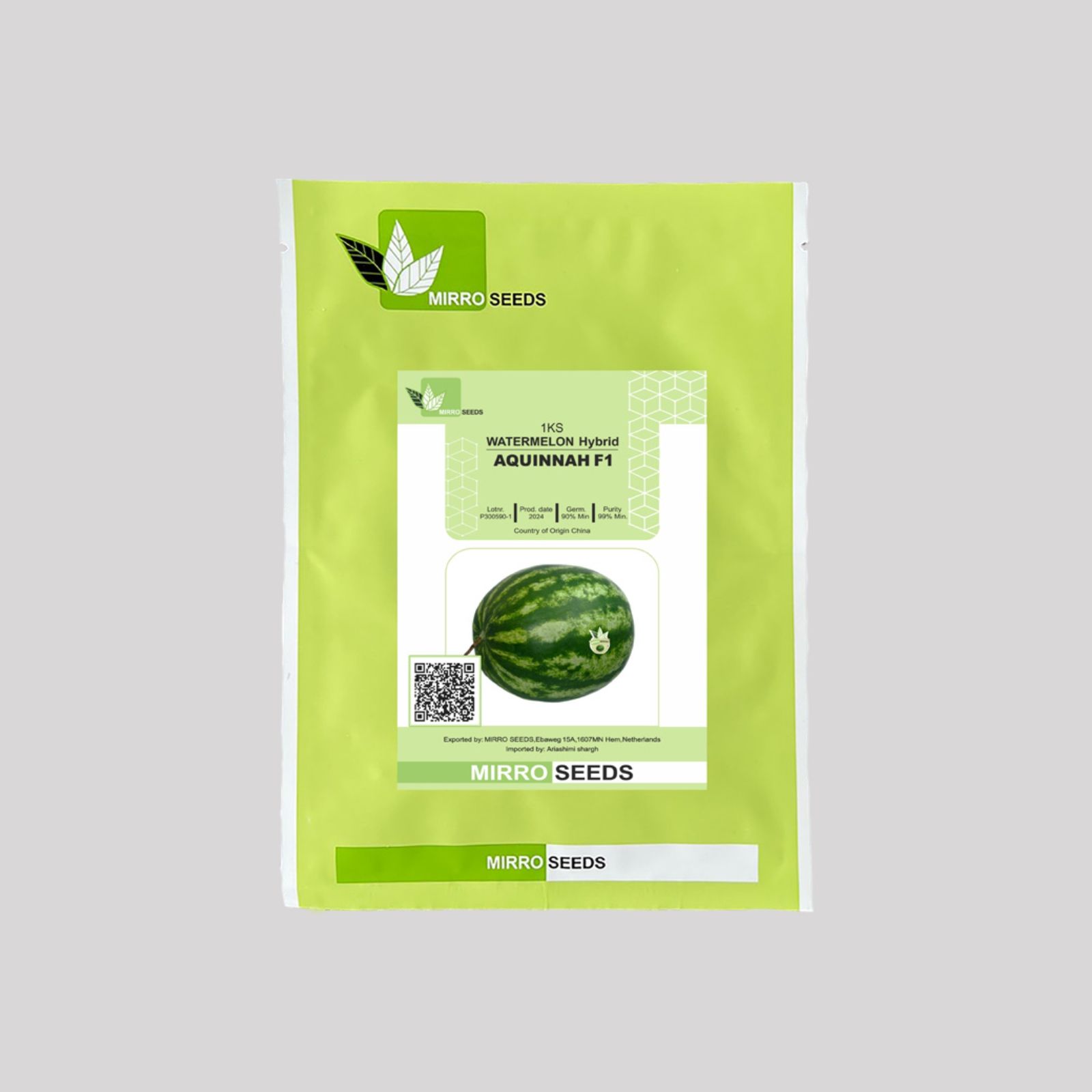 بذر هیبرید هندوانه آکوینا F1